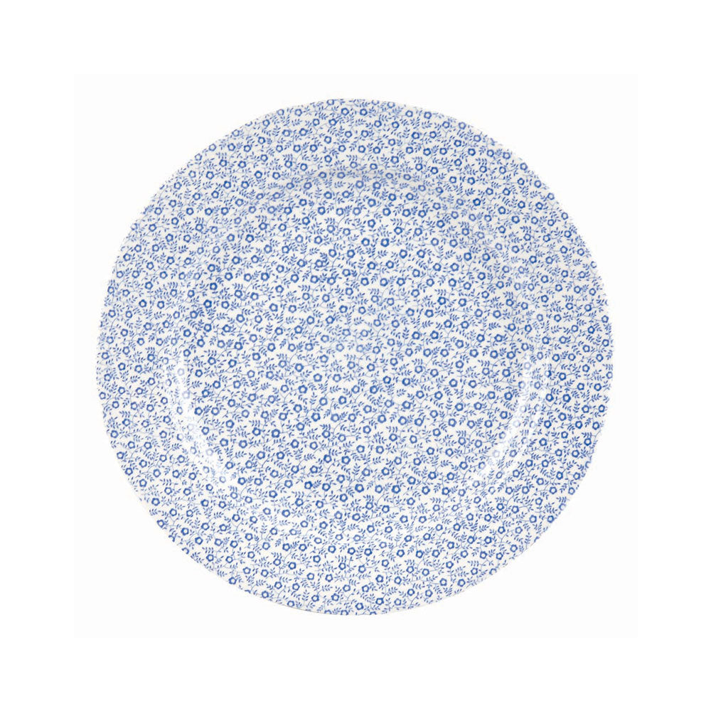 Burleigh Pale Blue Felicity Plate 21.5cm 8.5"-Goviers
