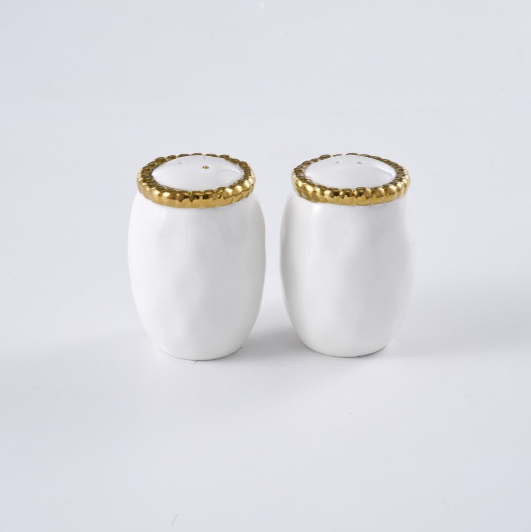 Pampa Bay Golden Salerno Salt & Pepper Shakers