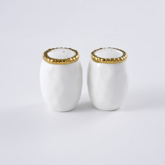 Pampa Bay Golden Salerno Salt & Pepper Shakers