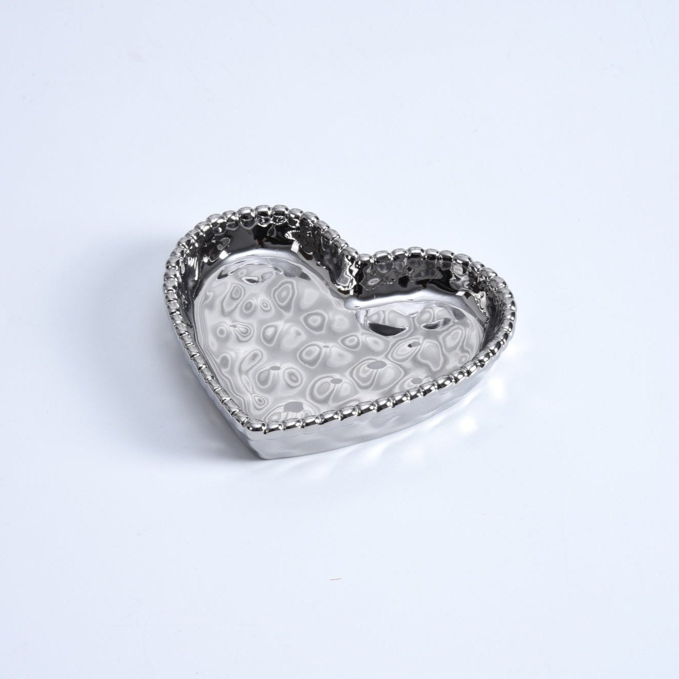 Pampa Bay Love Is In The Air Mini Heart Dish Silver