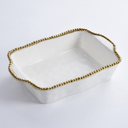 Pampa Bay Golden Salerno Rectangular Baking Dish