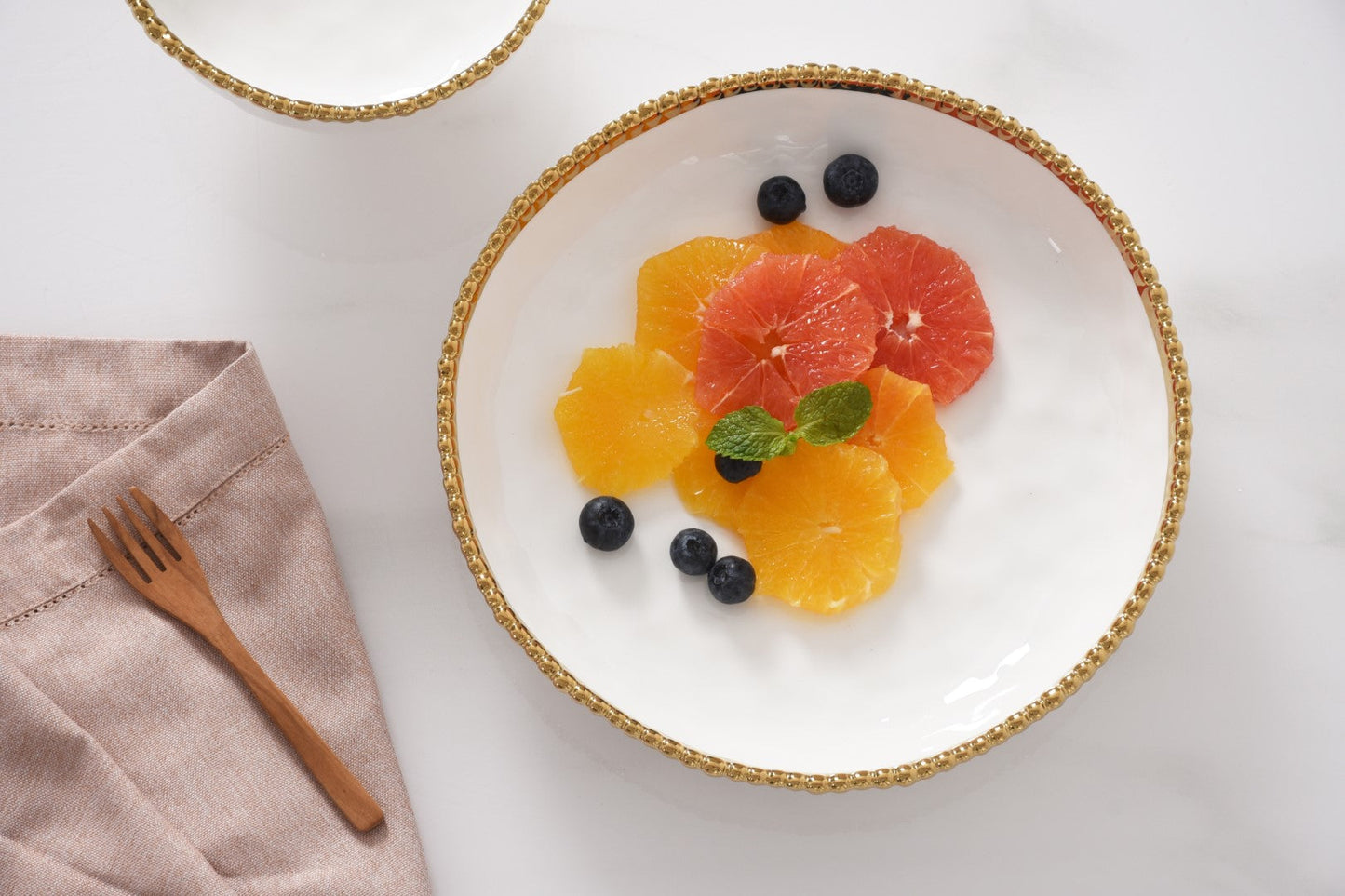 Pampa Bay Golden Salerno Medium Shallow Bowl