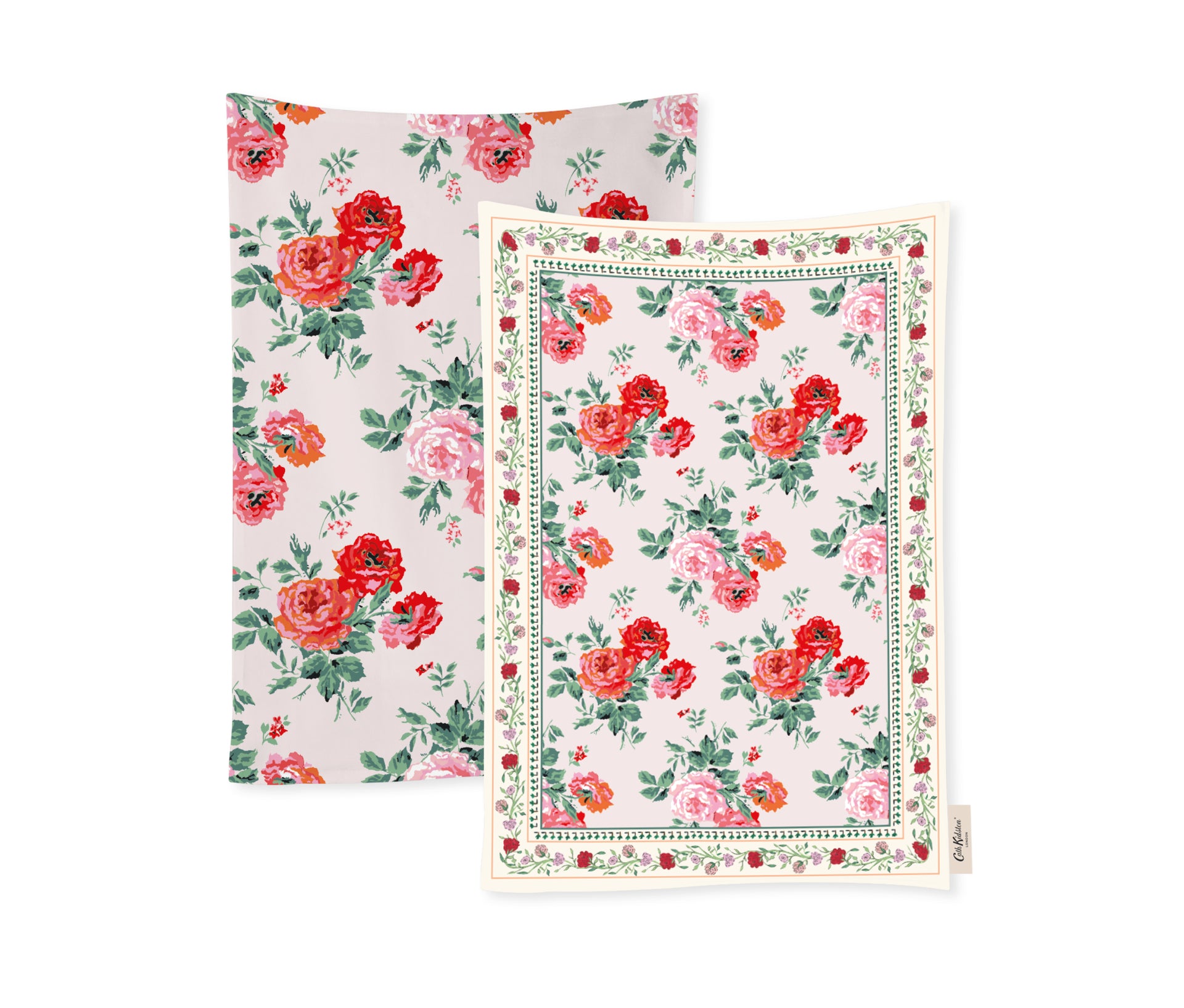 Cath Kidston Archive Rose Tea Towels Set of 2