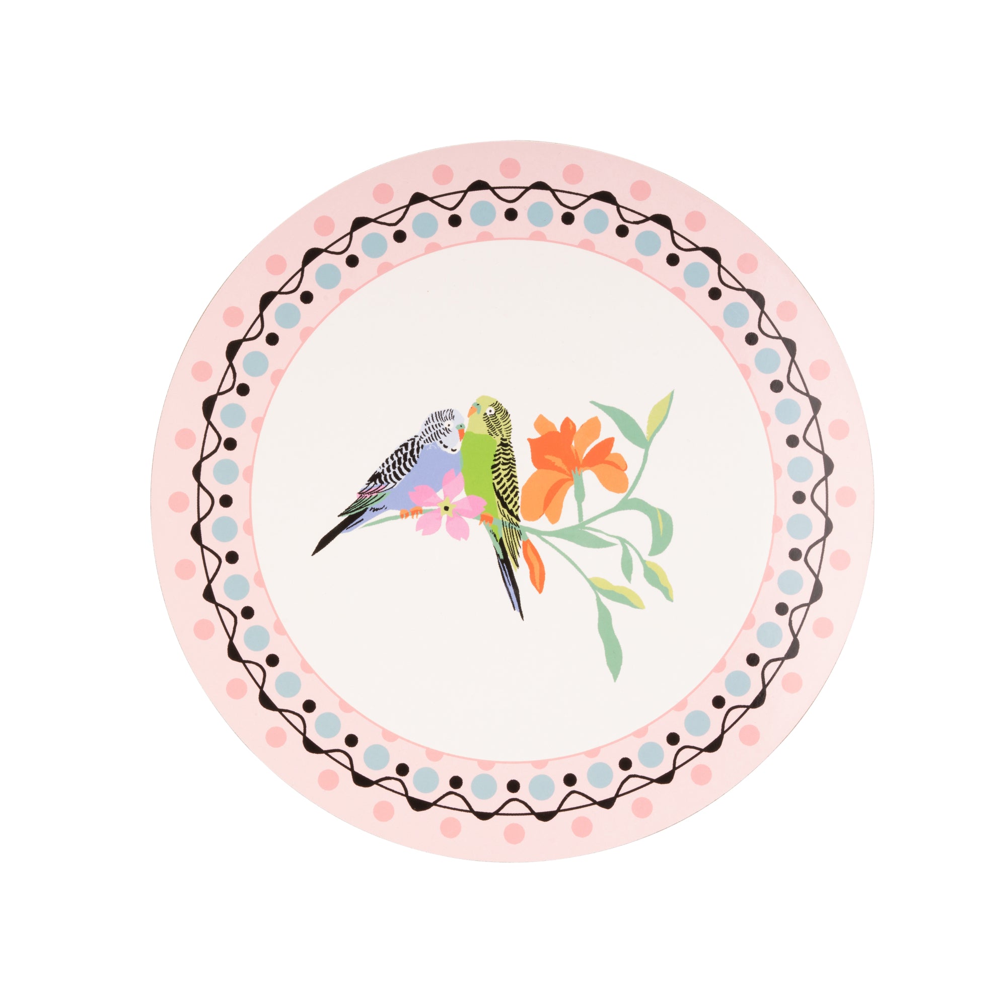 Cath Kidston Budgie Round Placemats Set of 4