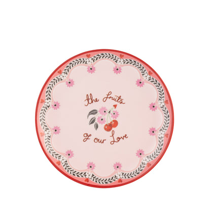 Cath Kidston Cherry Melamine Side Plates Set of 4