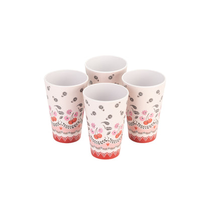 Cath Kidston Cherry Melamine Tumblers Set of 4