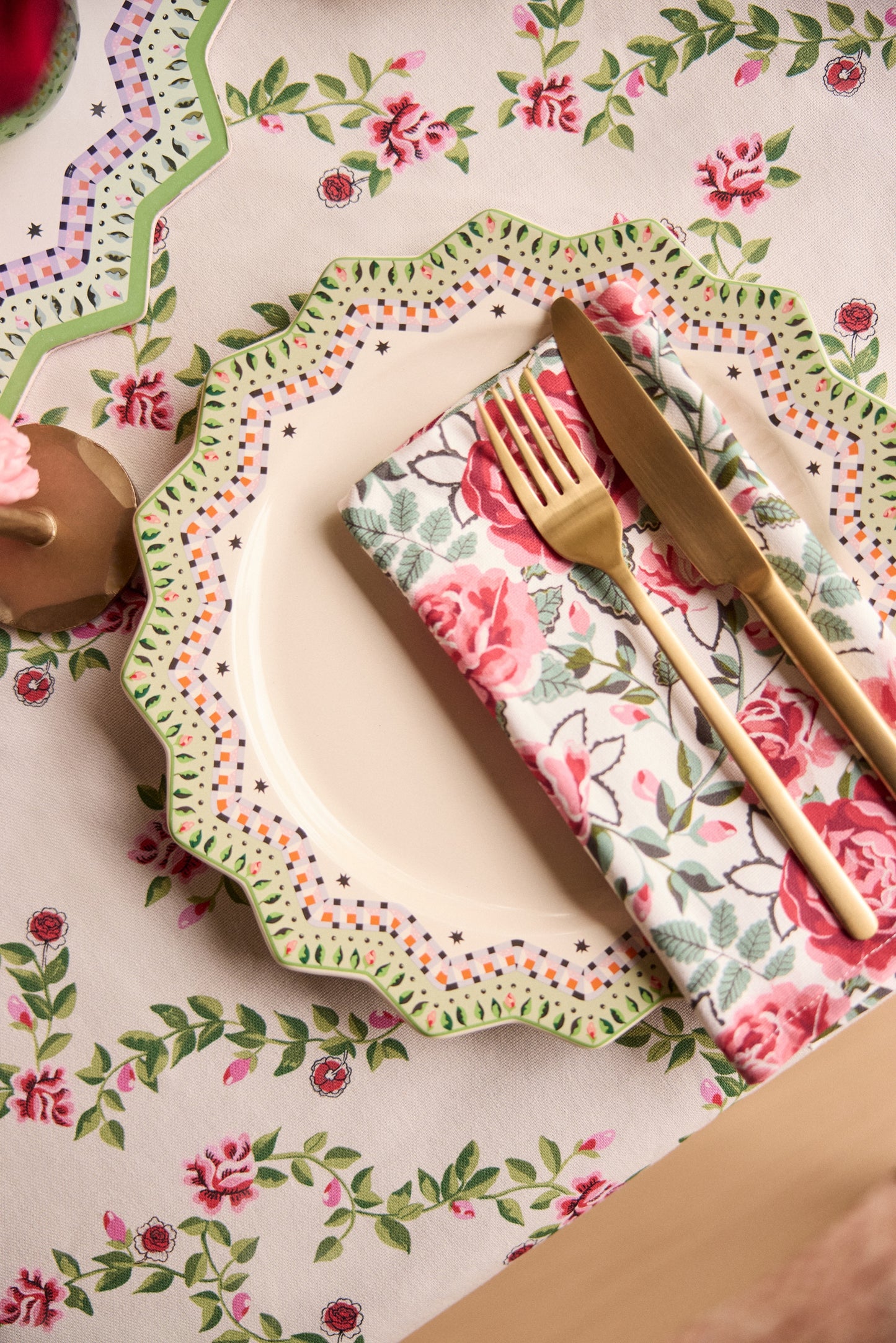 Cath Kidston Dolly Rose Napkins Set of 4