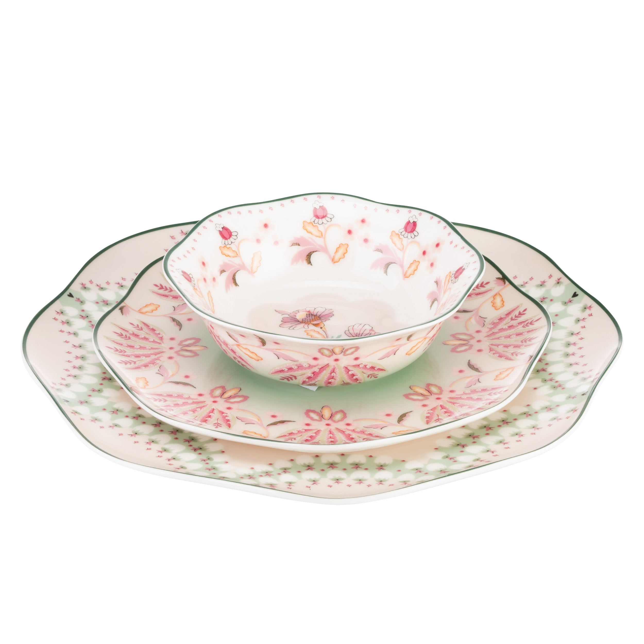 Cath Kidston Friendship Gardens 12 Piece Dinner Set