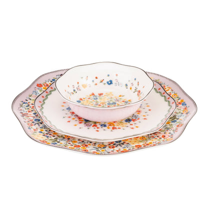Cath Kidston Harmony Ditsy 12 Piece Dinner Set