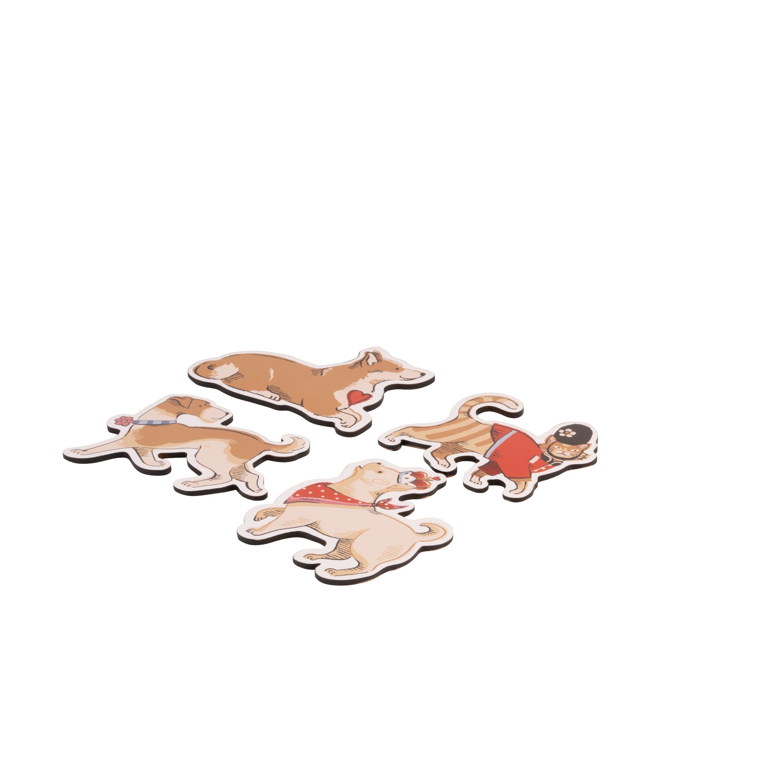 Cath Kidston London Town Cork Back Coasters Set Of 4