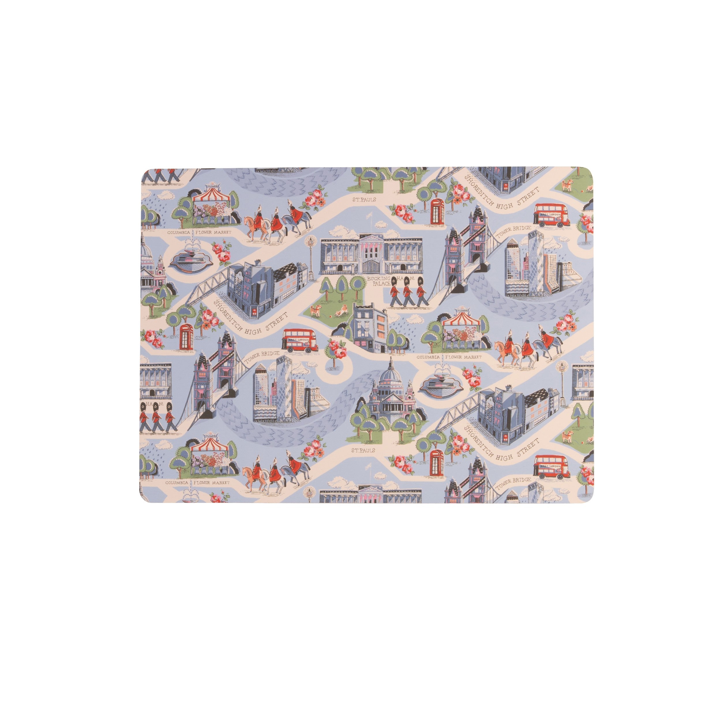 Cath Kidston London Town Cork Back Placemats Set Of 4