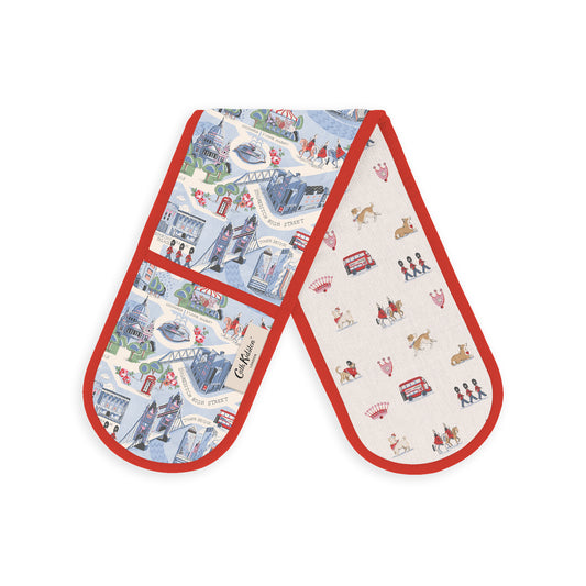 Cath Kidston London Town Double Oven Glove