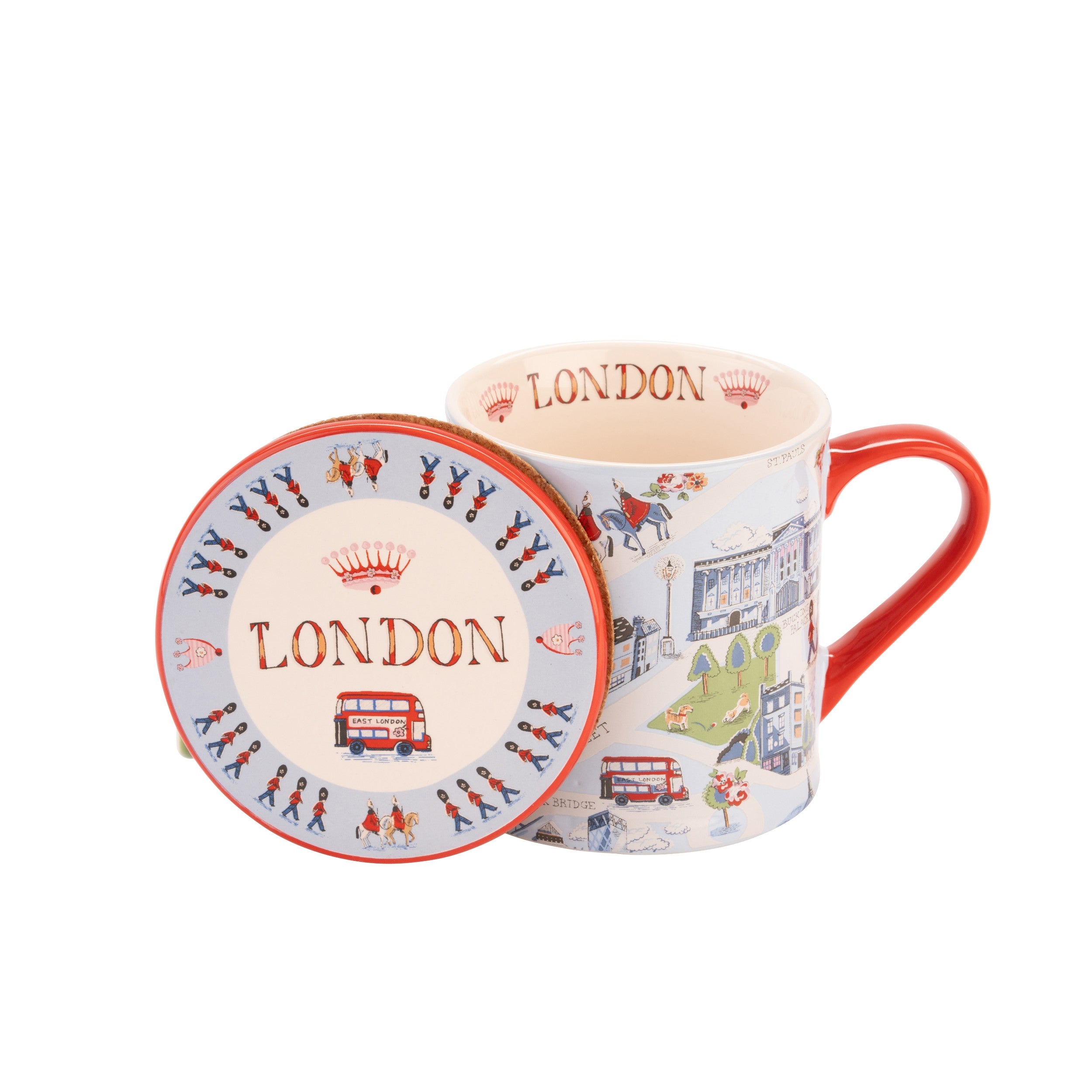 Cath Kidston London Town Mug And Coaster Set