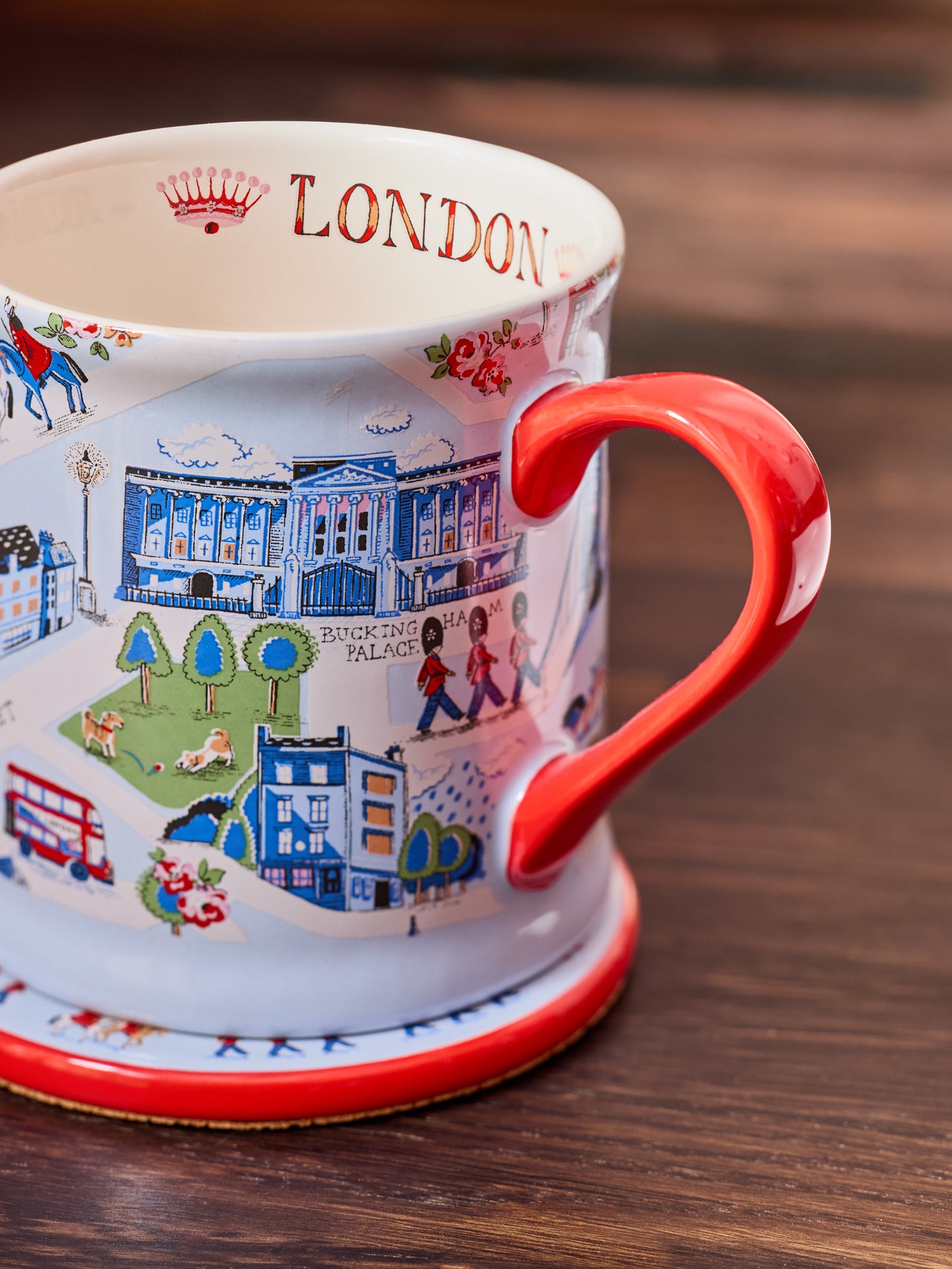 Cath Kidston London Town Mug And Coaster Set