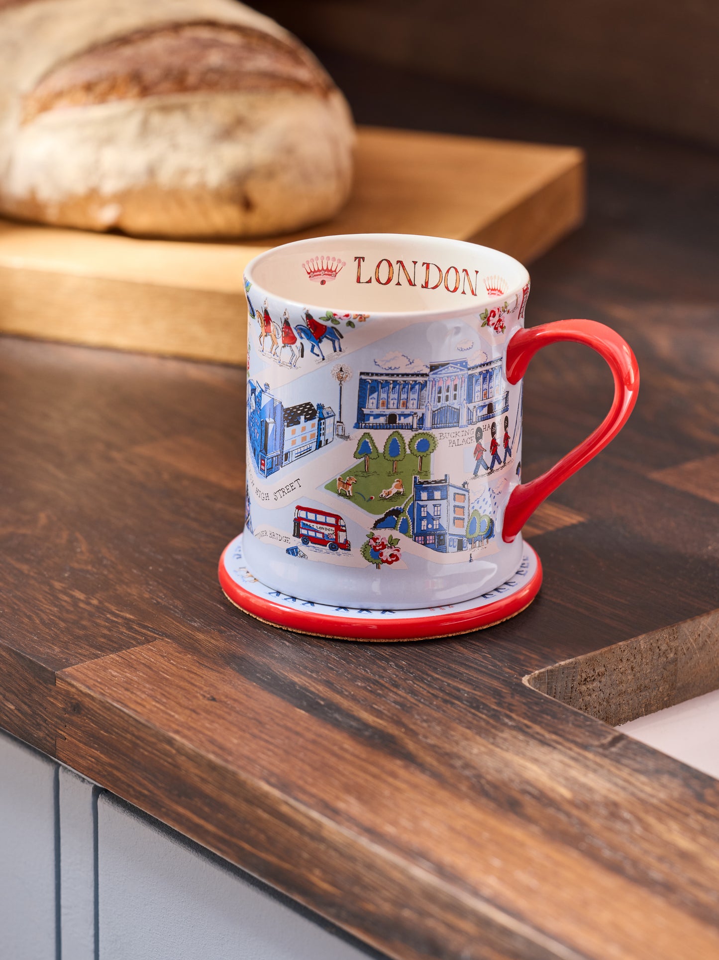 Cath Kidston London Town Mug And Coaster Set