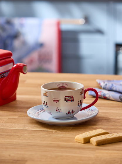 Cath Kidston London Town Teacup & Saucer