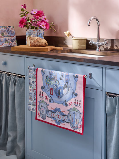 Cath Kidston London Town Tea Towels Set Of 2