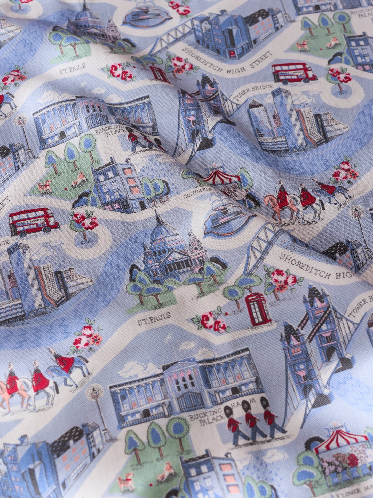 Cath Kidston London Town Tea Towels Set Of 2