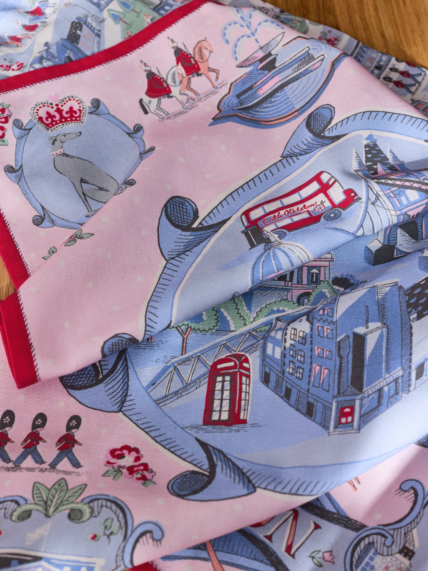 Cath Kidston London Town Tea Towels Set Of 2