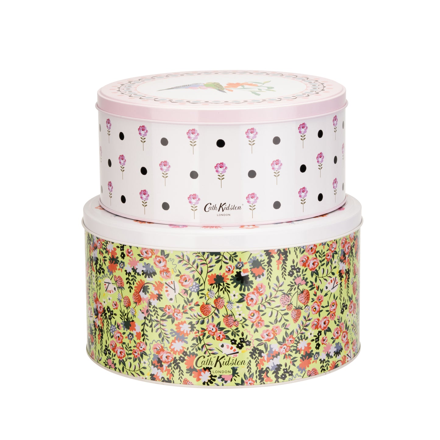 Cath Kidston Painted Table Cake Tin Set of 2