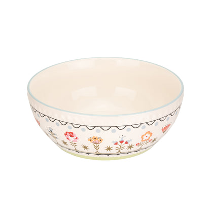 Cath Kidston Painted Table Ceramic Large Serving Bowl 26cm
