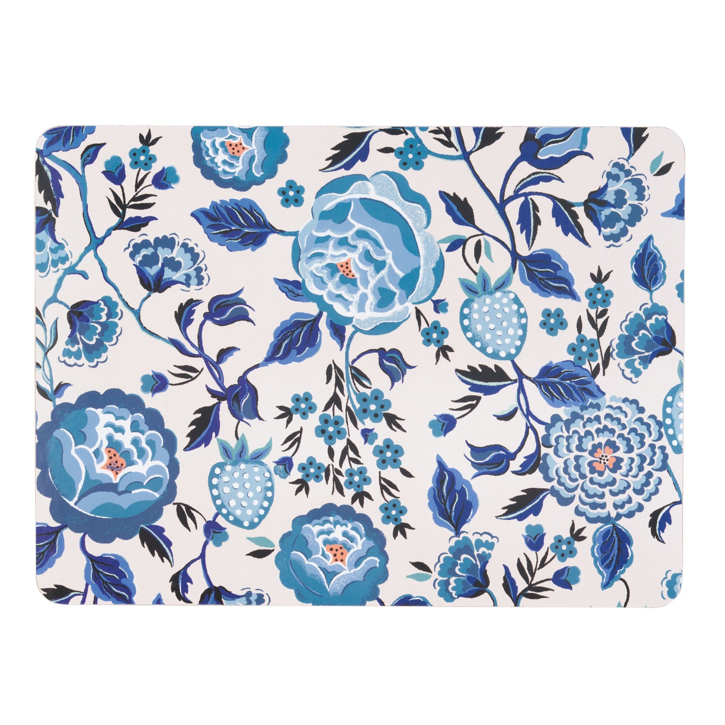 Cath Kidston Strawberry Garden Blue Placemats Set of 4