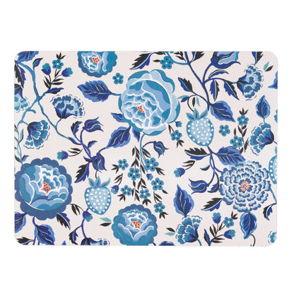 Cath Kidston Strawberry Garden Blue Placemats Set of 4