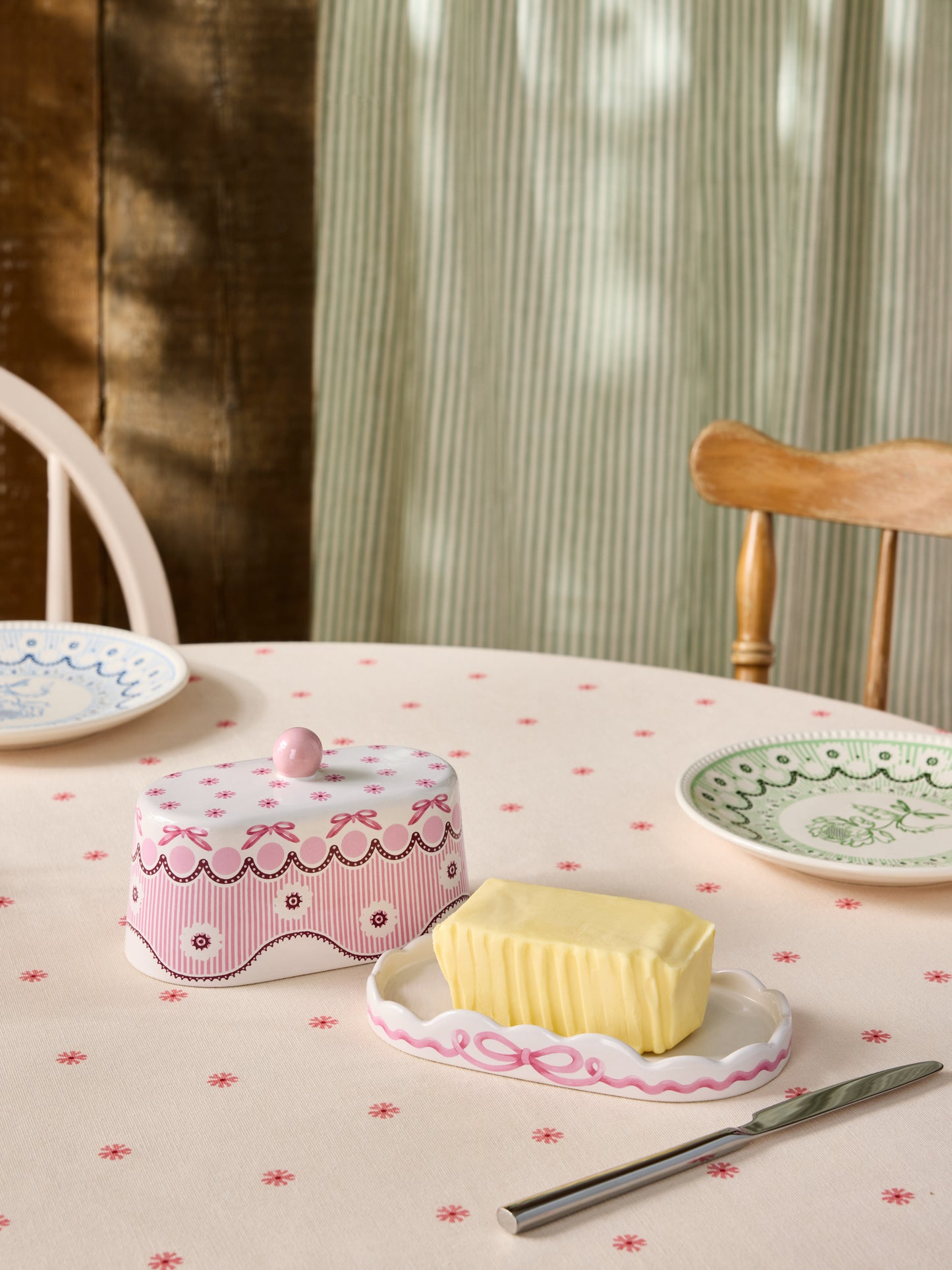 Cath Kidston Spitalfields Silk Butter Dish