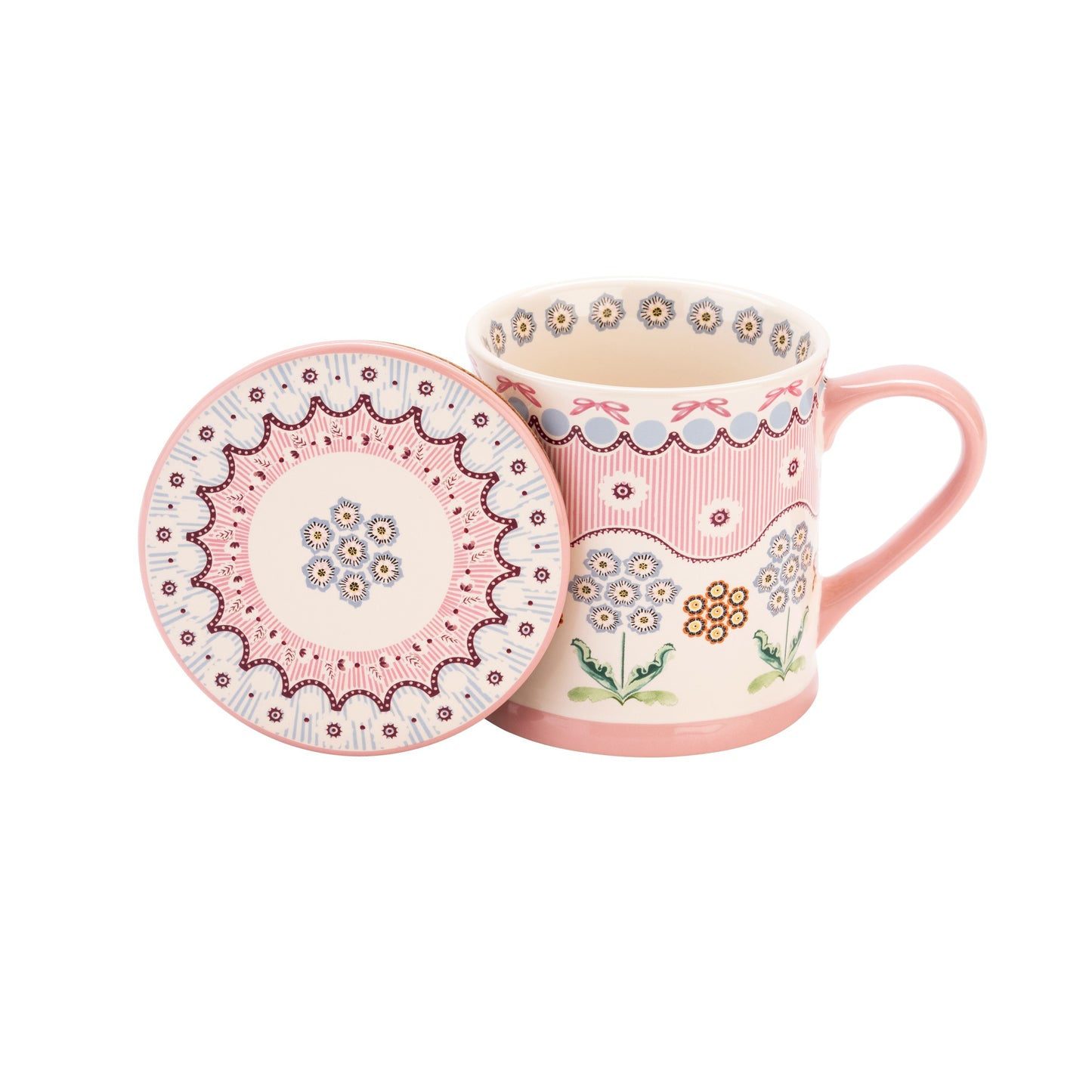 Cath Kidston Spitalfields Silk Mug & Coaster Set