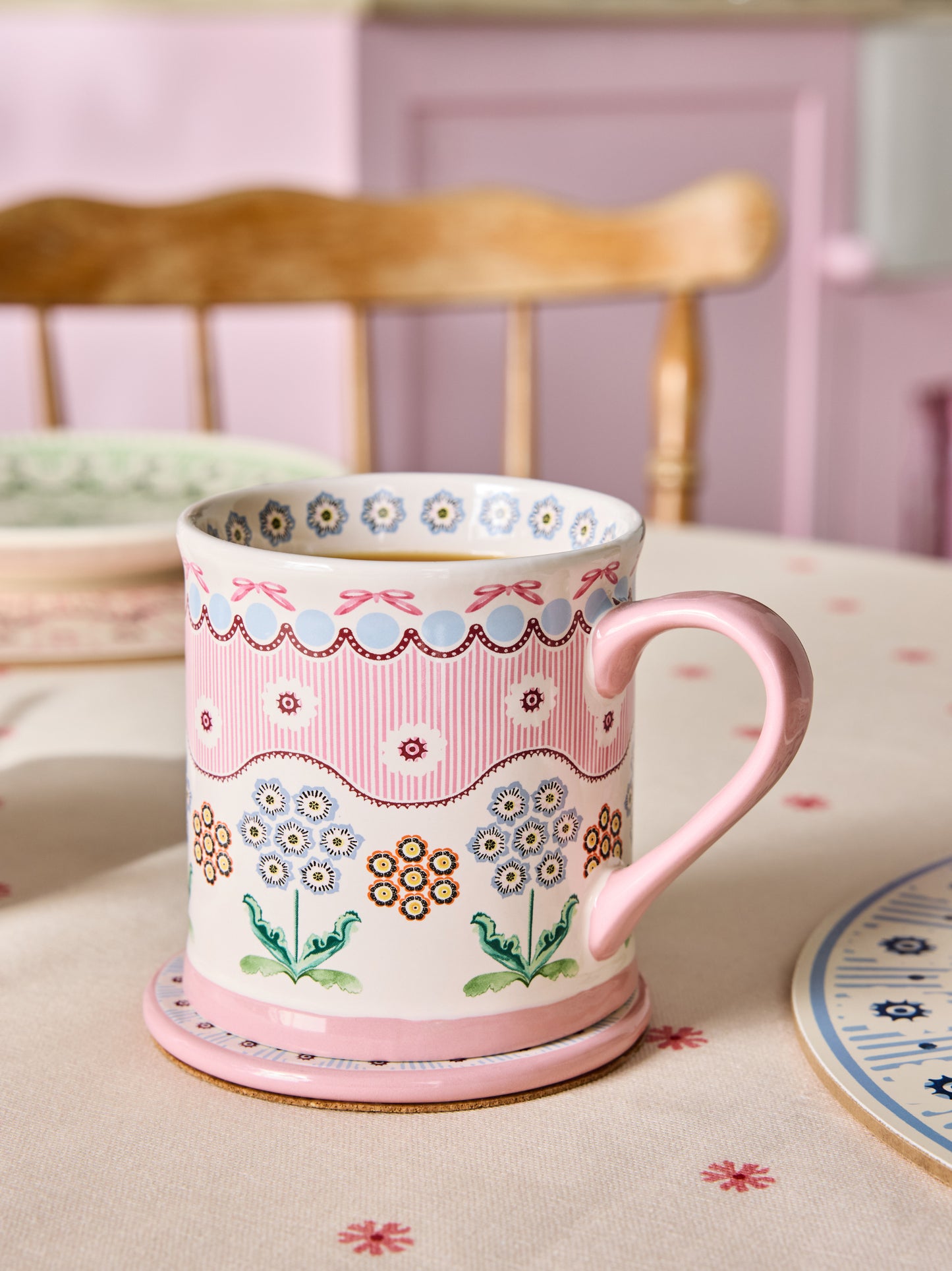 Cath Kidston Spitalfields Silk Mug & Coaster Set