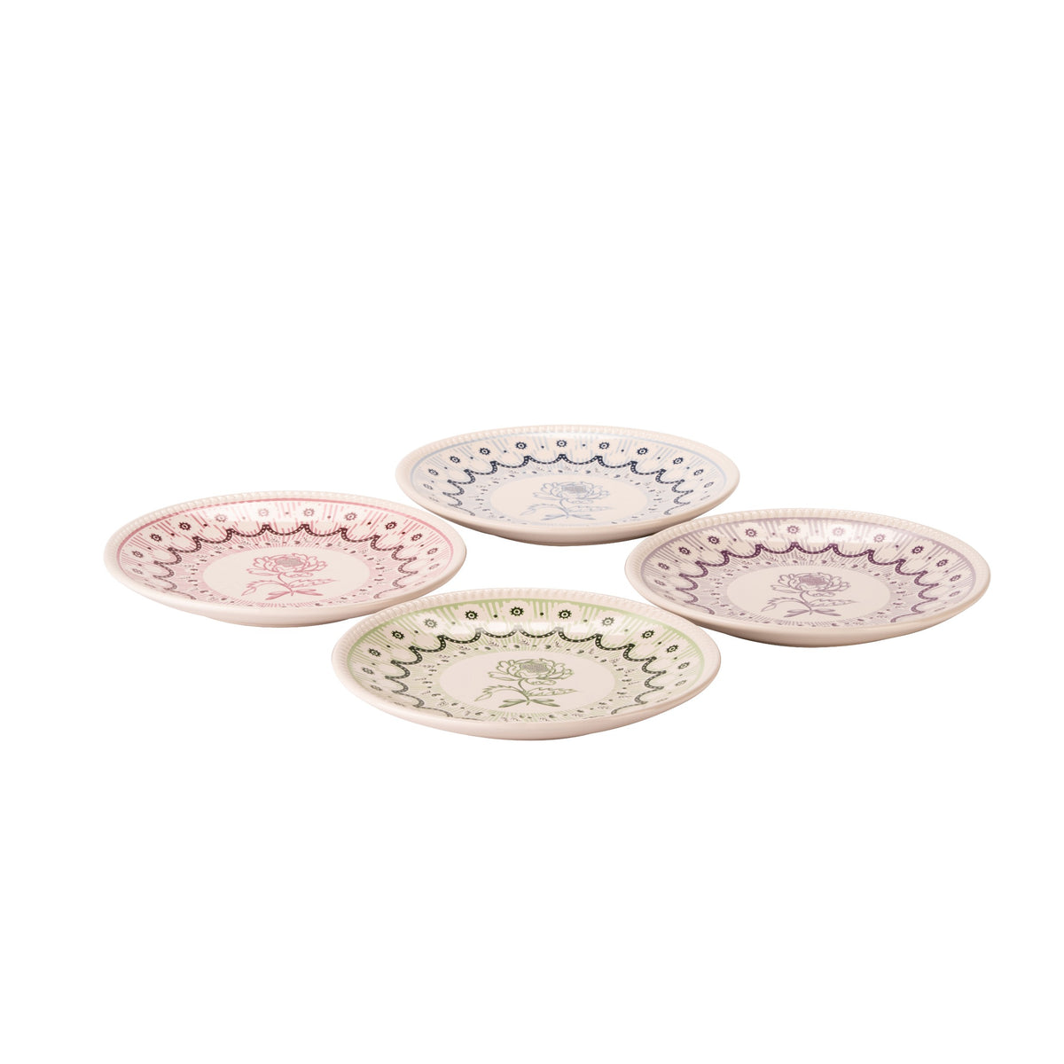 Cath Kidston Spitalfields Silk Side Plates Set Of 4