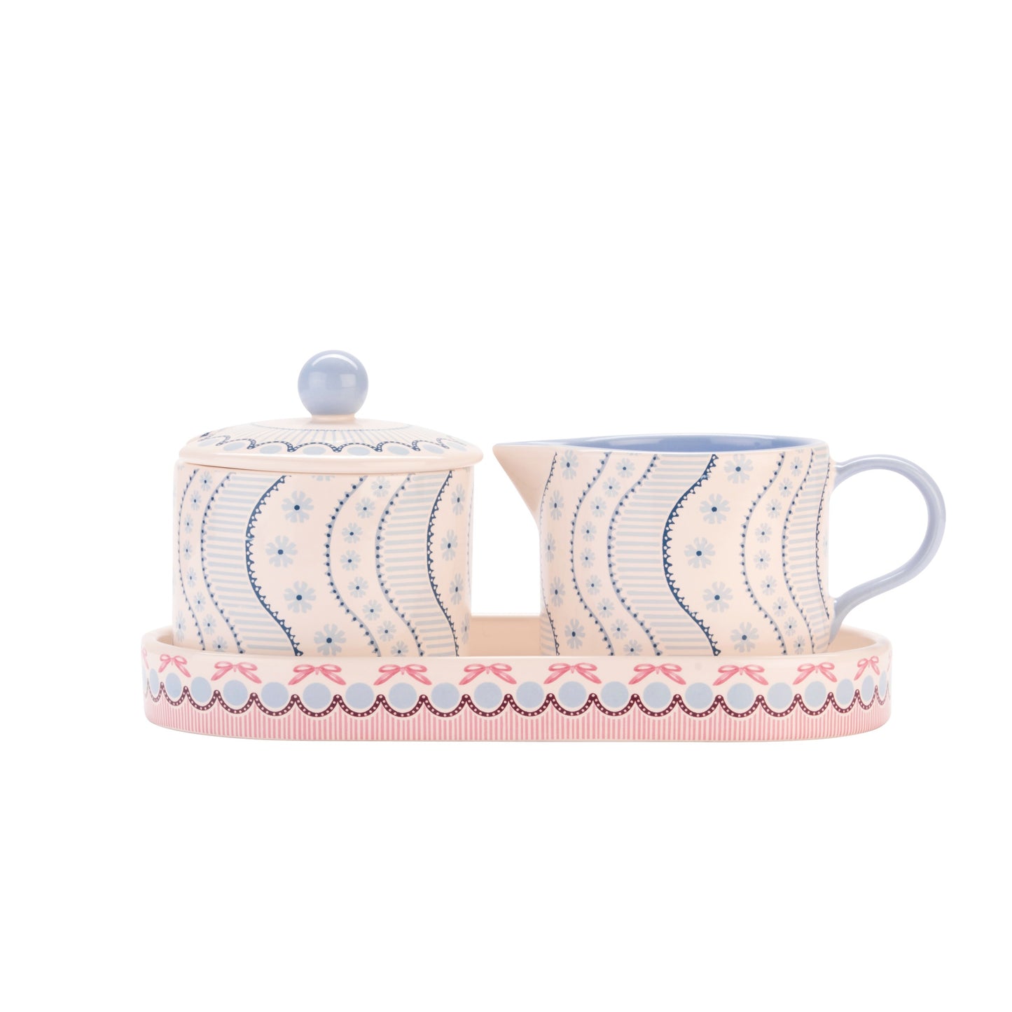 Cath Kidston Spitalfields Silk Sugar & Milk Jug Set