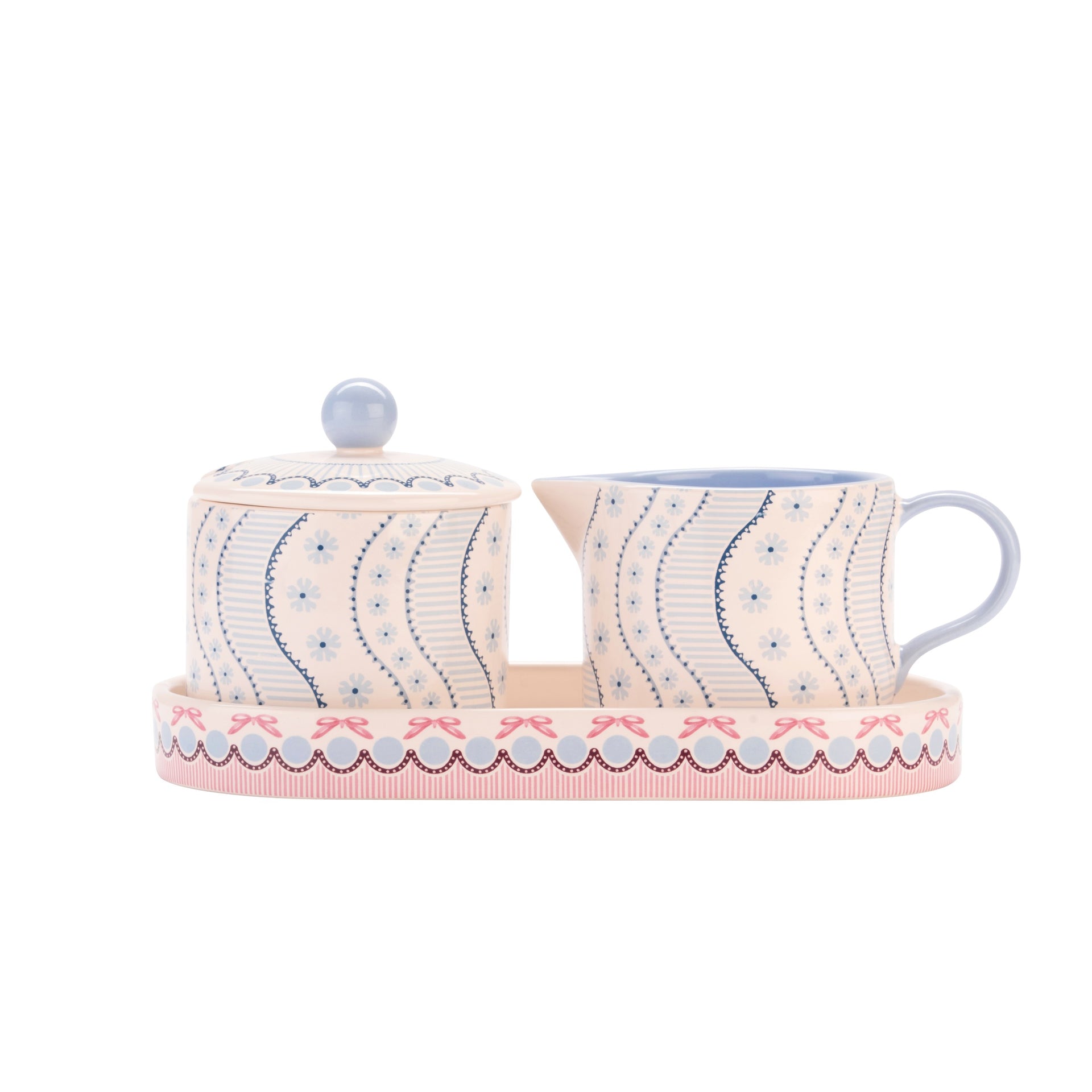 Cath Kidston Spitalfields Silk Sugar & Milk Jug Set