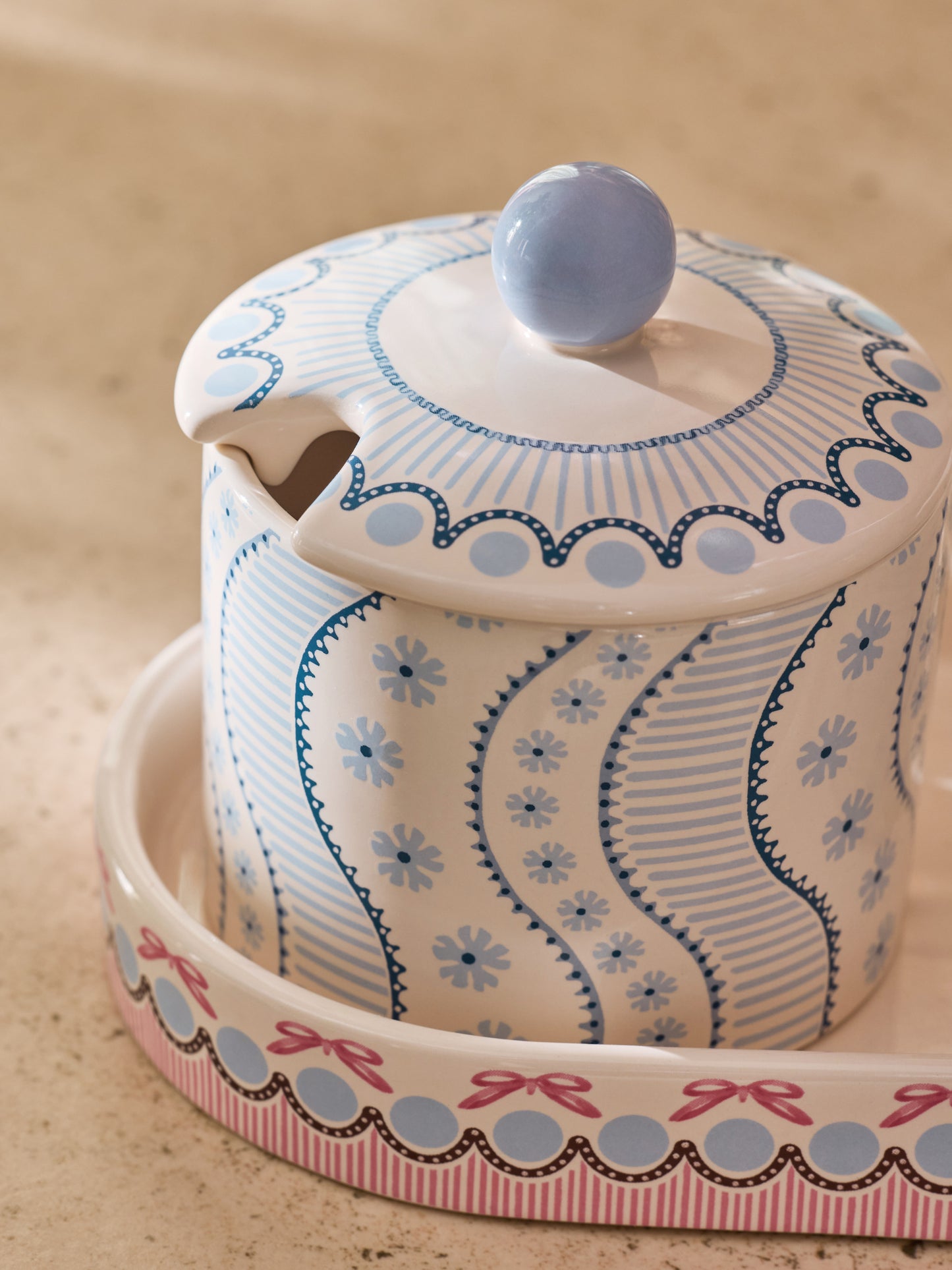 Cath Kidston Spitalfields Silk Sugar & Milk Jug Set