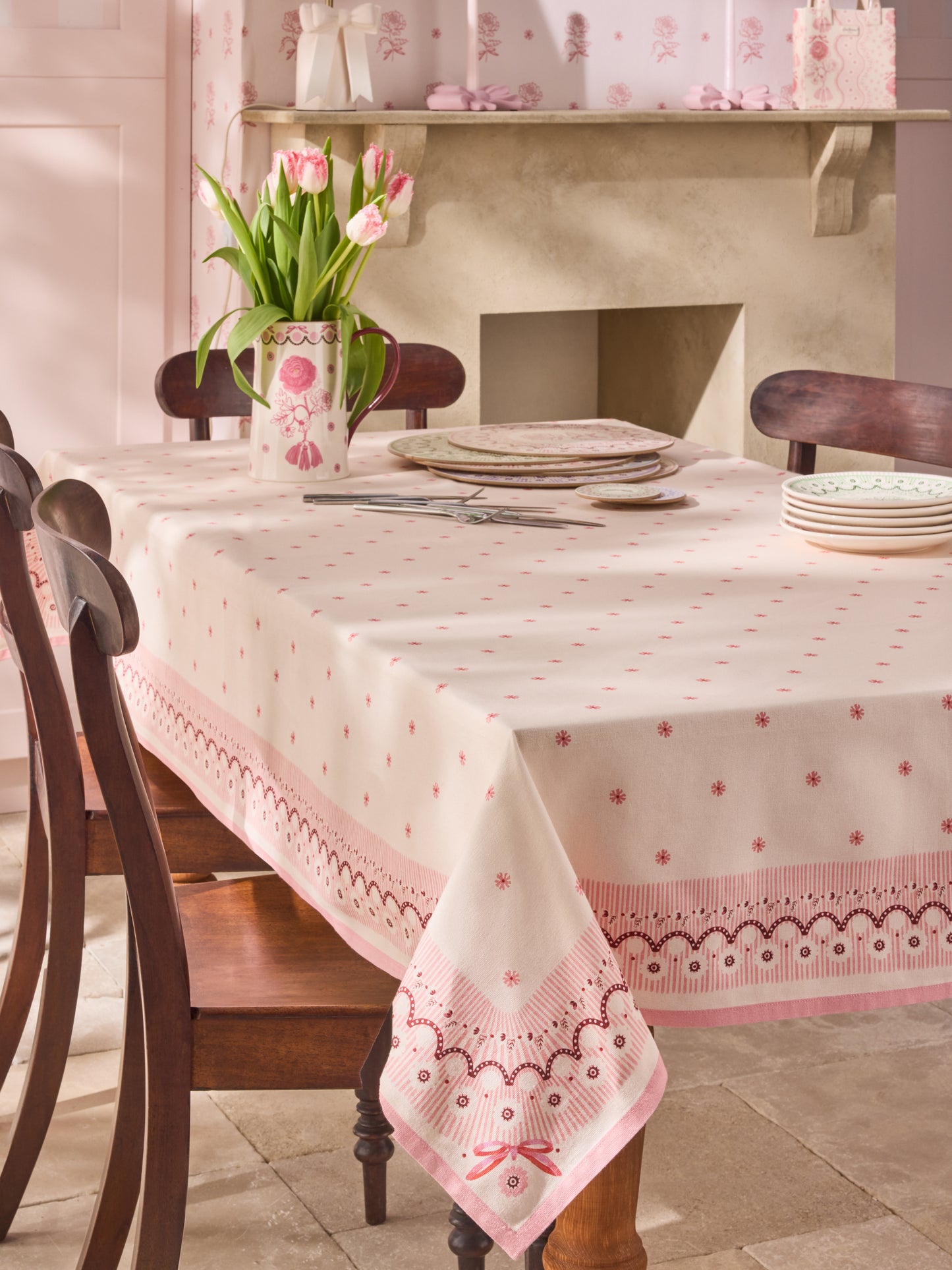 Cath Kidston Spitalfields Silk Tablecloth