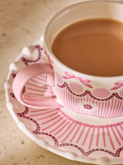 Cath Kidston Spitalfields Silk Teacup & Saucer