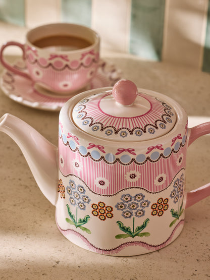 Cath Kidston Spitalfields Silk Teapot 1L