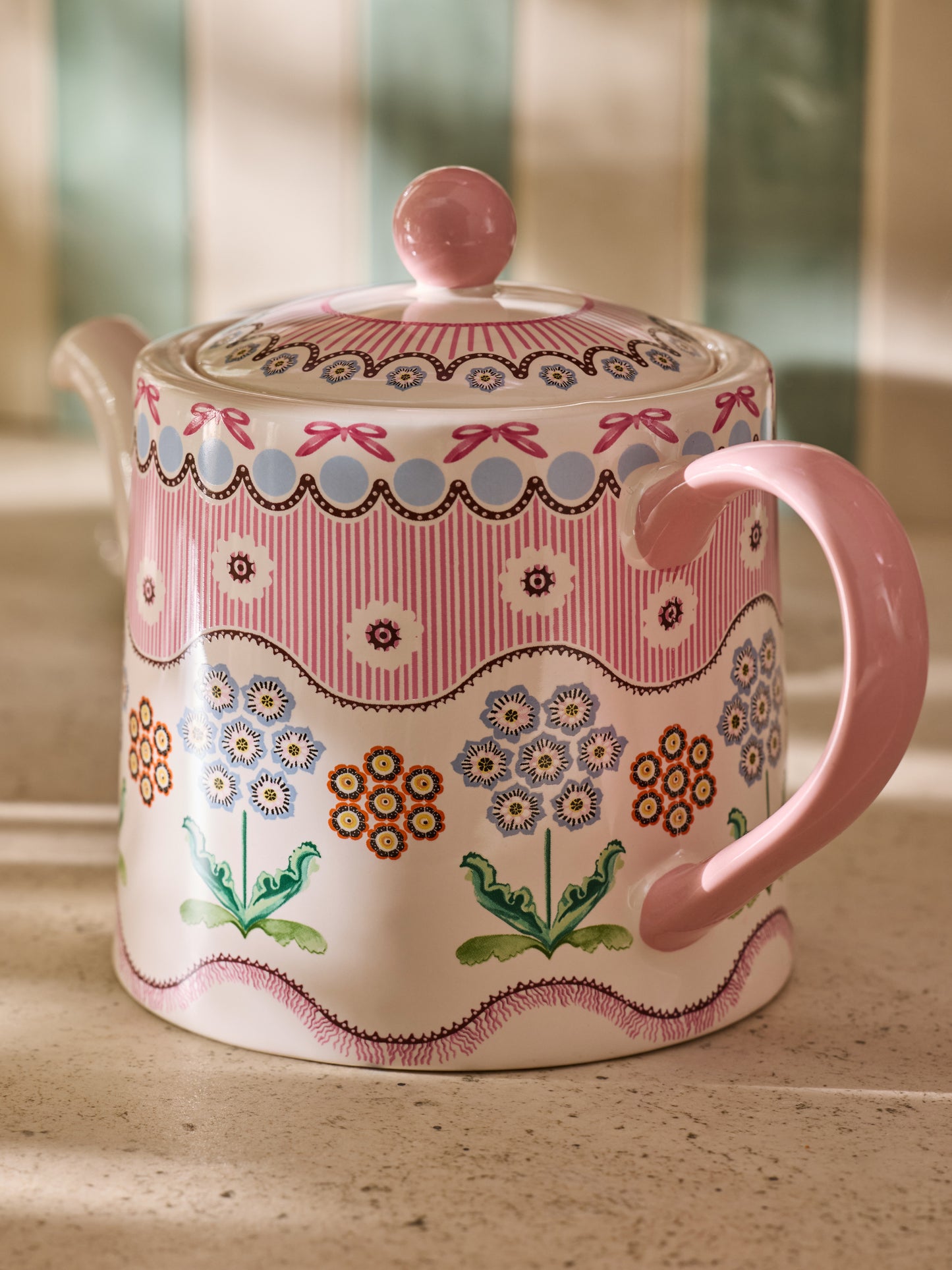 Cath Kidston Spitalfields Silk Teapot 1L