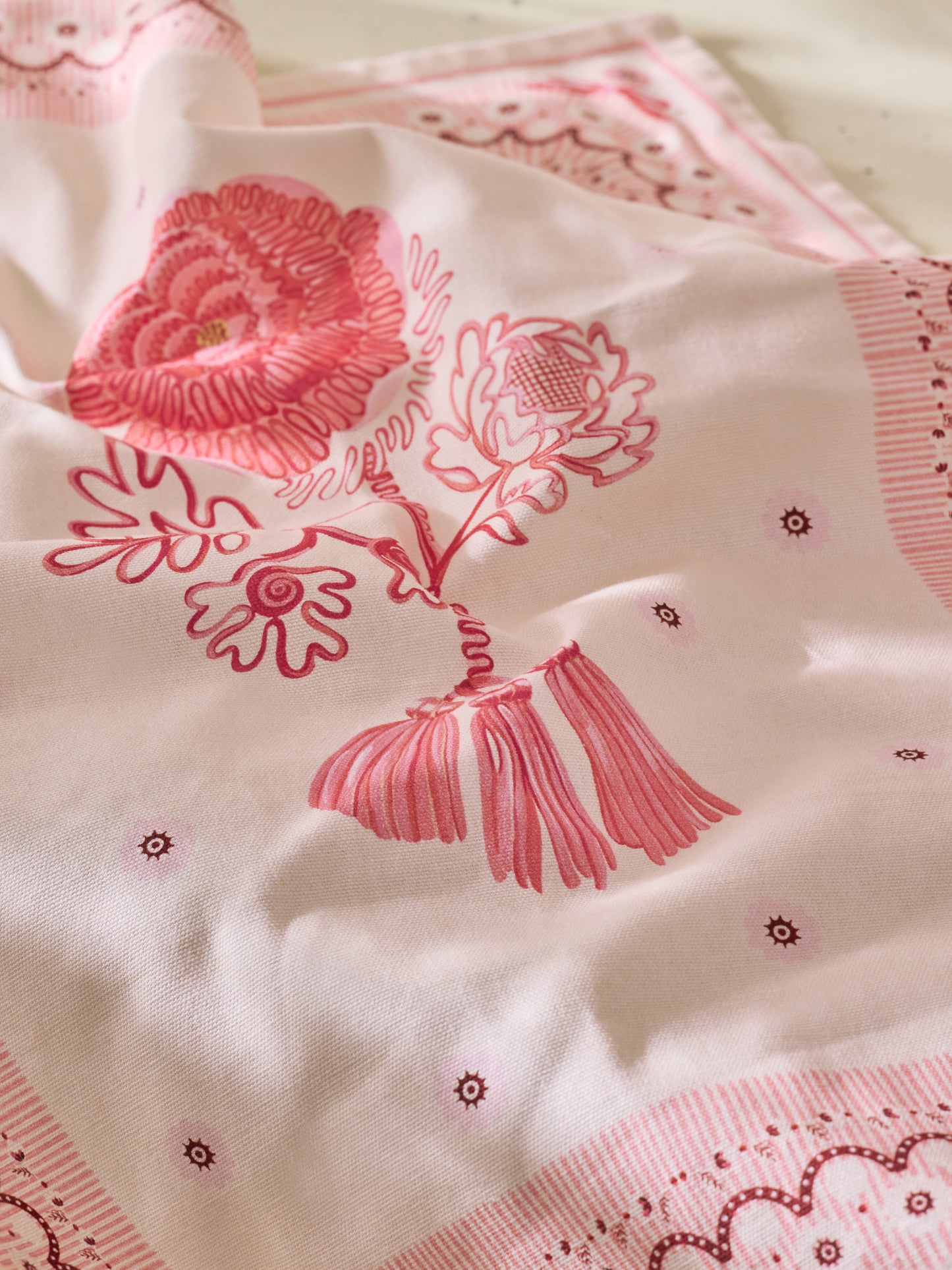 Cath Kidston Spitalfields Silk Tea Towels Set Of 2