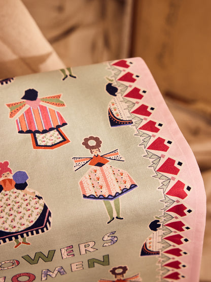 Cath Kidston Wild Flowers Wild Women Tea Towels Set of 2