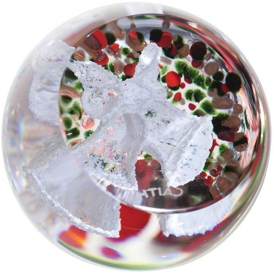 Caithness Christmas Frostings Bells-Paperweights-Goviers