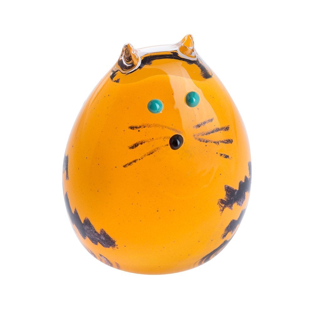 Caithness Glass Ginger Cat and Kitten - Kitten
