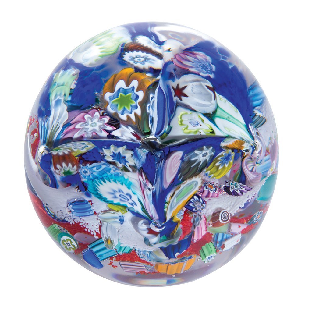 Caithness Glass Millefiori Fingal's Cave Paperweight