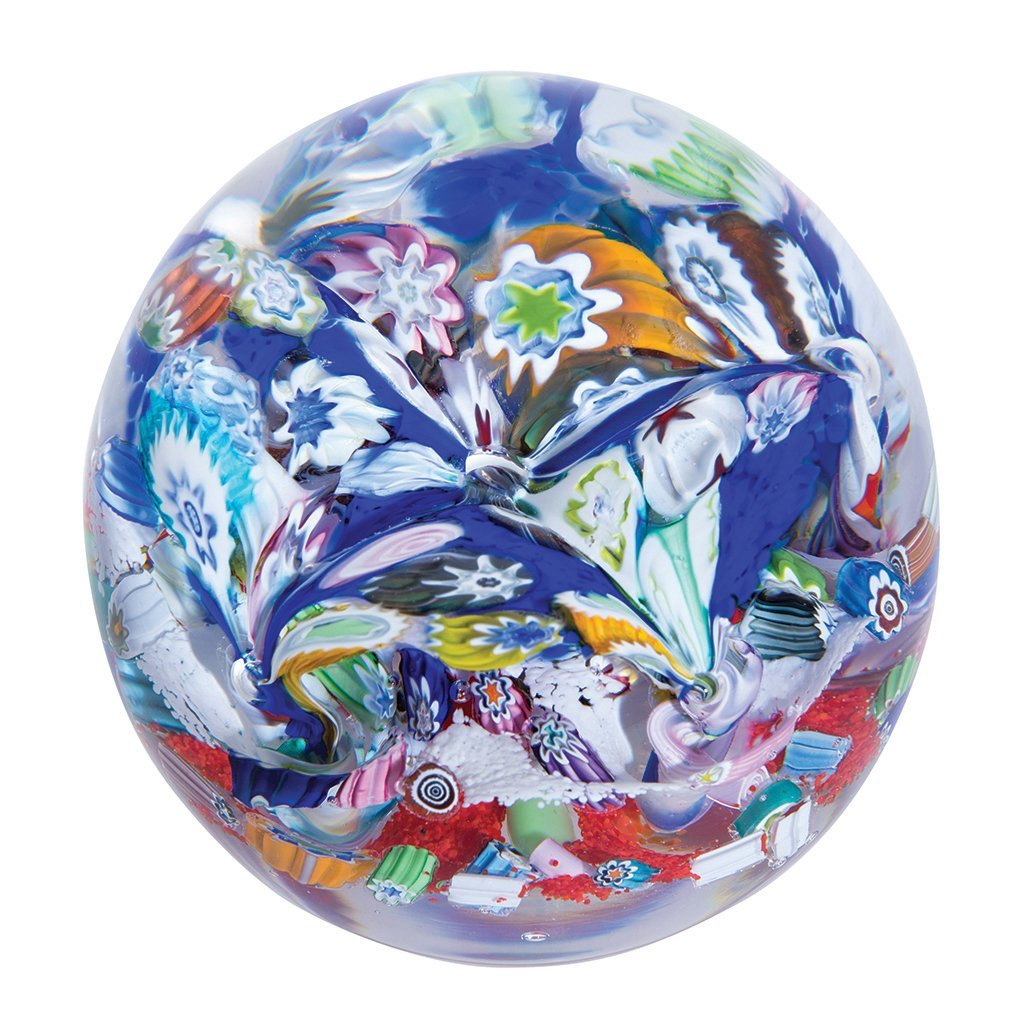 Caithness Glass Millefiori Fingal's Cave Paperweight