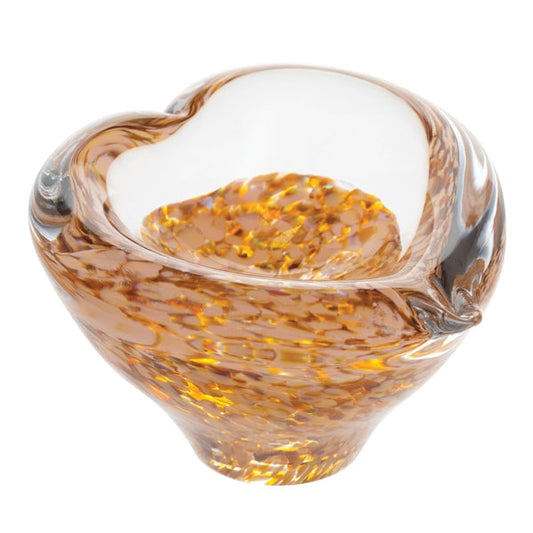 Caithness Gold Mini Heart Bowl-Goviers