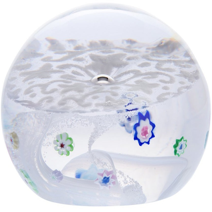 Caithness Lace Snowflake Paperweight-Paperweights-Goviers