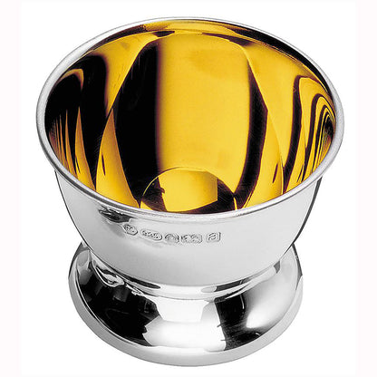 Carrs Egg cup and Spoon Sterling Silver-Goviers