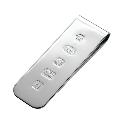 Carrs Money Clip Sterling Silver-Silver-Goviers
