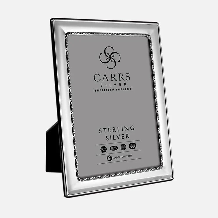 Carrs Portland Frame - 18x13cm / Egg & Bead / Velvet