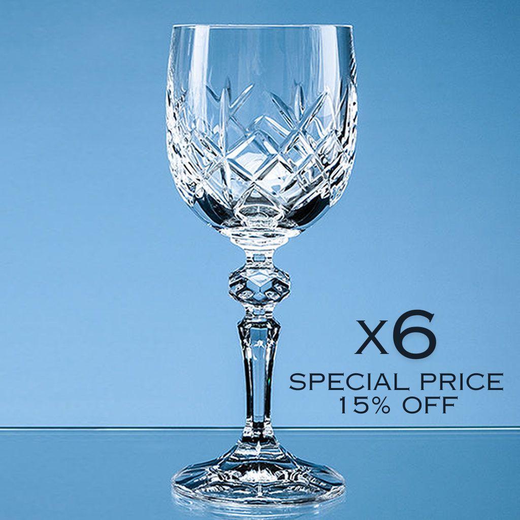 Crystal Galleries Flamenco Wine Glass Havens